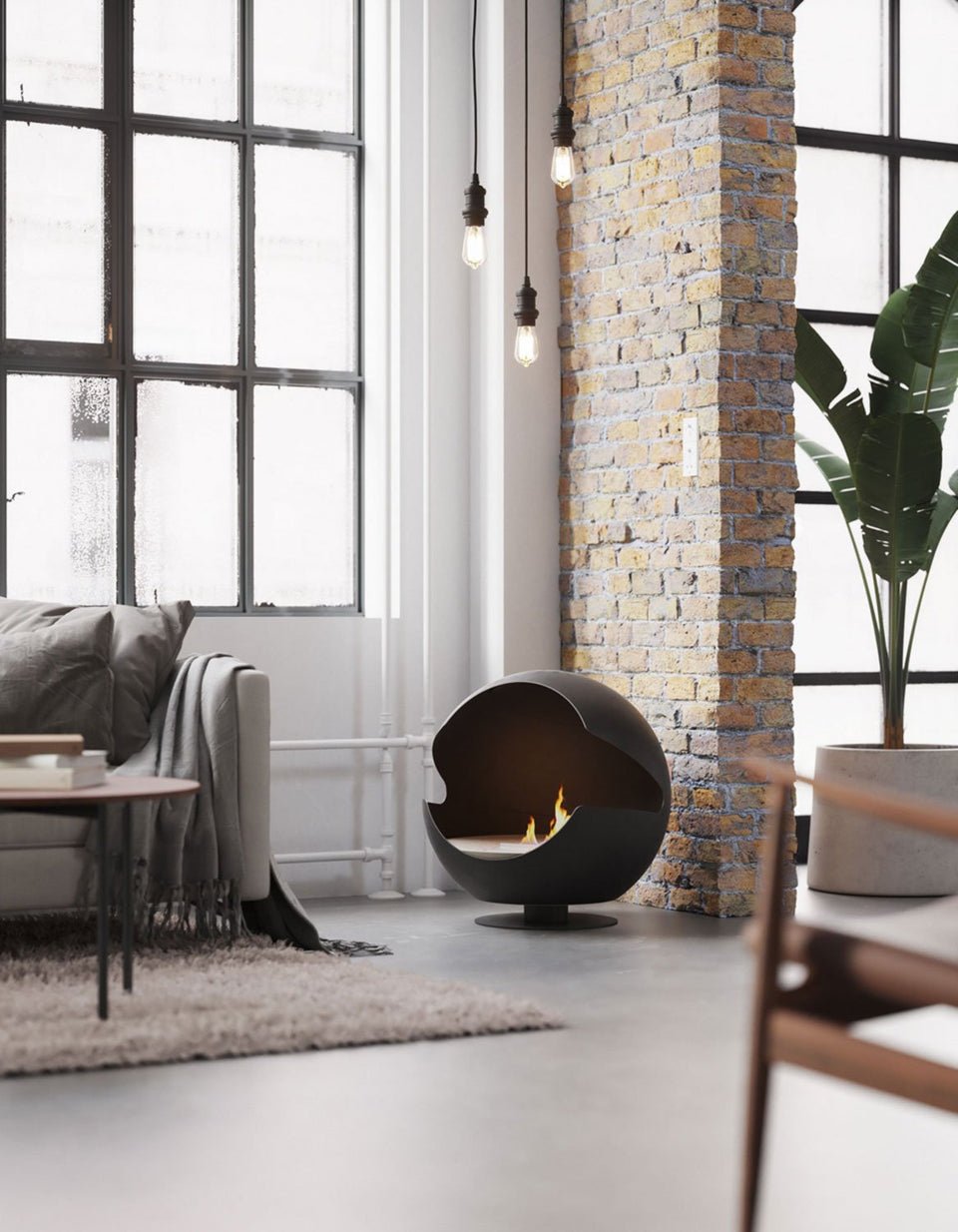 Freestanding fireplaces