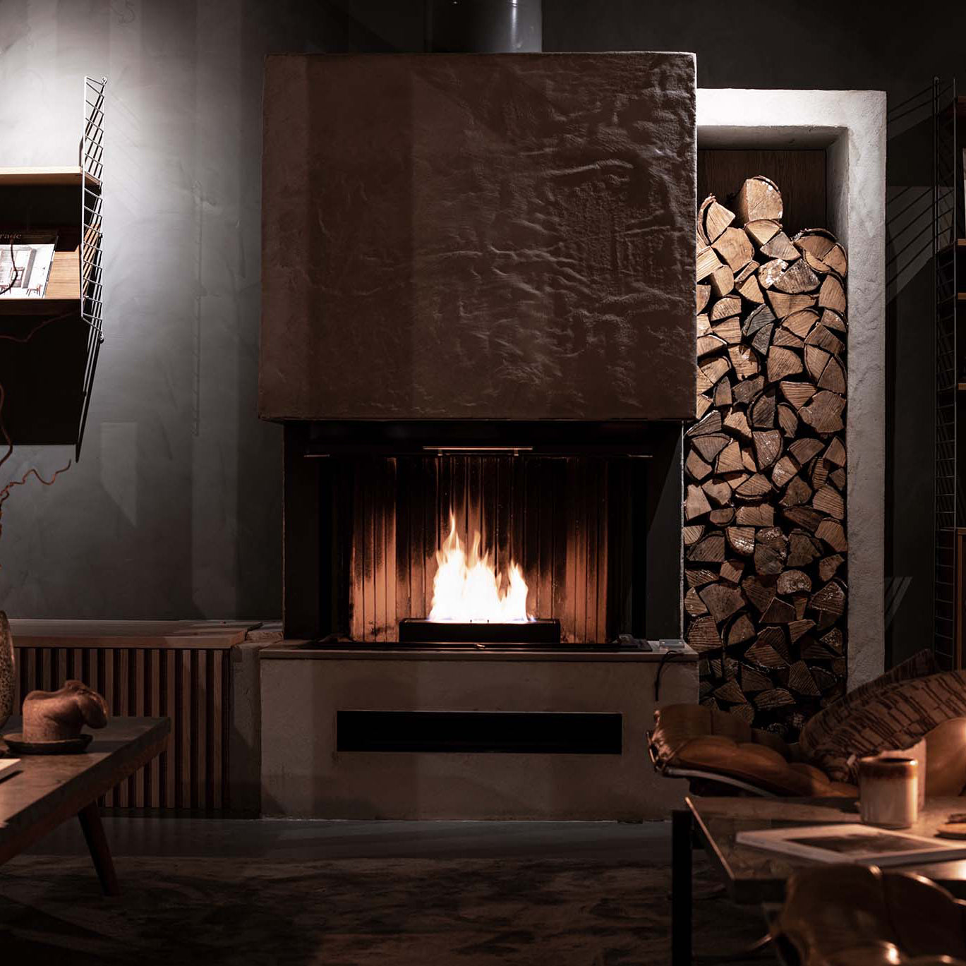 Reburn bioethanol burner