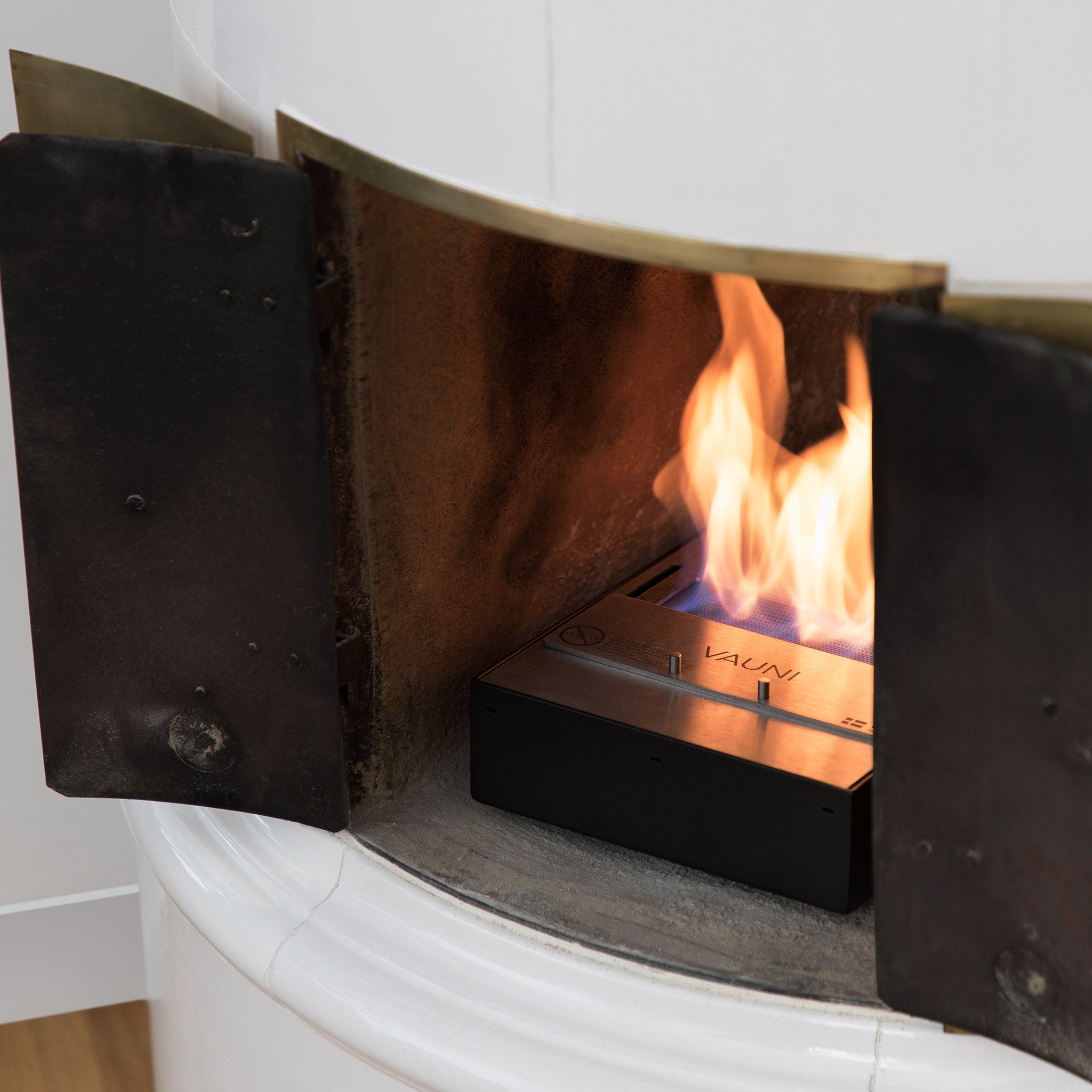 Reburn bioethanol burner